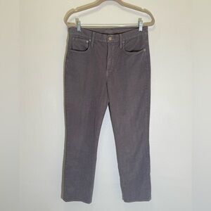 J Crew - Straight Leg Gray Corduroy Ankle Jeans - Women's size 8/8P no size tag